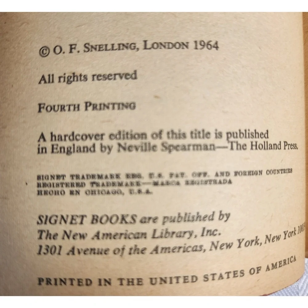 007 James Bond A Report Espionage Thriller Paperback Book O.F. Snelling 1964